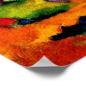 Franz Marc - Grazende paarden IV. 1911 Poster (Hoek)