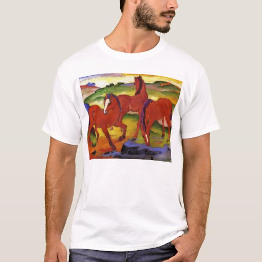 Franz Marc Grazing Horses T-shirt (Voorkant)