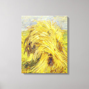 Franz Marc kunstwerk, Schoven Graan, Canvas Afdruk