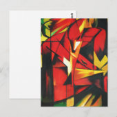 Franz Marc La Carte Postale Fox (Devant / Derrière)
