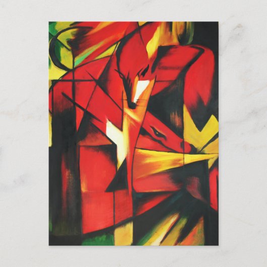 Franz Marc La Carte Postale Fox (Devant)