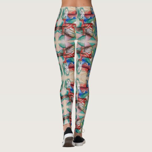 Franz Marc Landschap met beroemde schilderijen van Leggings (Achterkant)