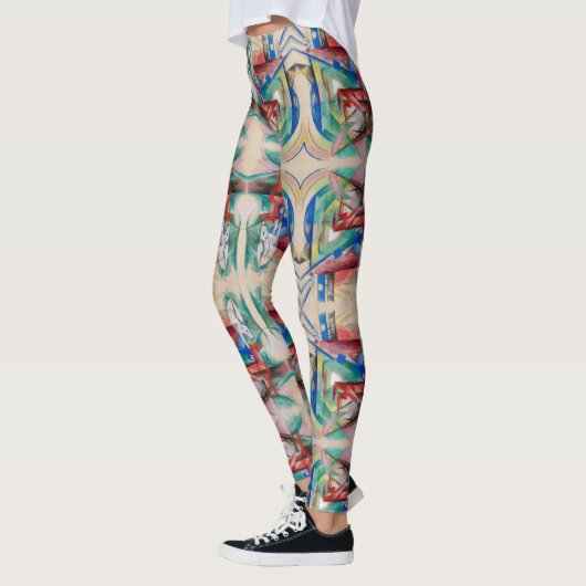 Franz Marc Landschap met beroemde schilderijen van Leggings (Links)