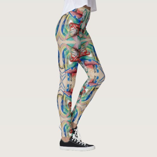 Franz Marc Landschap met beroemde schilderijen van Leggings (Rechts)