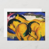Franz Marc Little Yellow Hors Carte postale (Devant / Derrière)