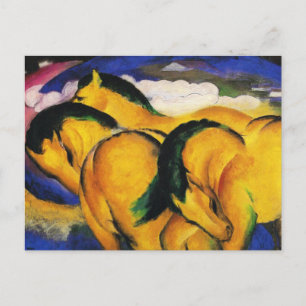 Franz Marc Little Yellow Hors Carte postale