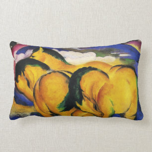 Franz Marc Little Yellow Horses Pillow Kussen
