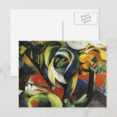 Franz Marc- Mandrill Briefkaart (Voorkant / Achterkant)