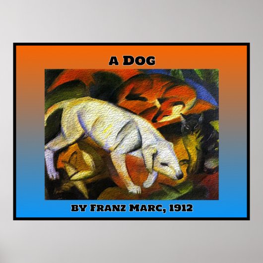 Franz Marc Poster (Voorkant)