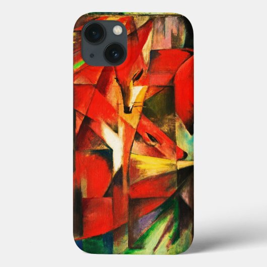 Franz Marc Red Foxes  Fine Art Case-Mate iPhone Case (Achterkant)