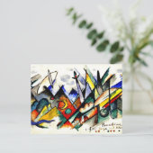 Franz Marc - Sonatine voor viool en piano Briefkaart (Staand voorkant)