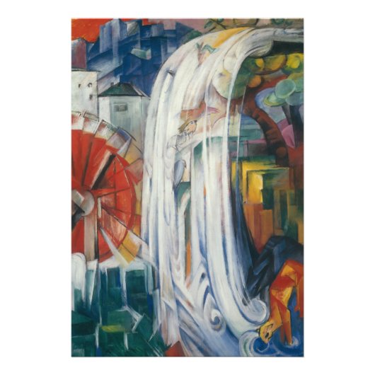 Franz Marc - The Bewitched Mill Foto Afdruk (Voorkant)
