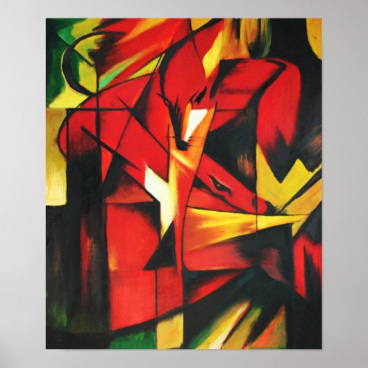 Franz Marc The Fox Poster (Devant)