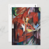 Franz Marc - The Foxes, 1913 Briefkaart (Voorkant / Achterkant)