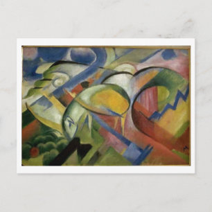 Franz Marc The Lamb 1913-14 Sheep Ewe Baby Animal Briefkaart