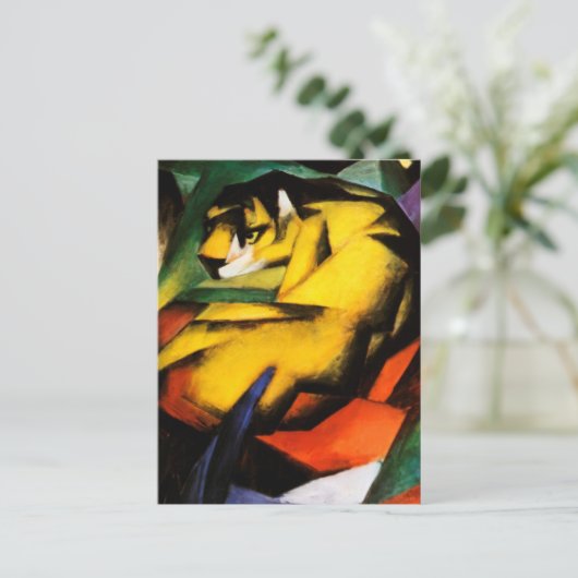 Franz Marc - Tiger Briefkaart (Staand voorkant)
