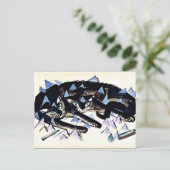 Franz Marc - Twee zwarte katten Briefkaart (Staand voorkant)