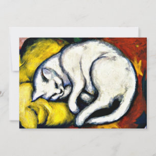 Franz Marc - Witte Kat. Schilderij van Franz Marc