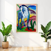 Franz Marc's Blue Horse Poster