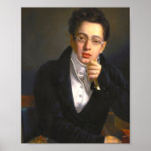 Franz Schubert Portrait Poster (Voorkant)