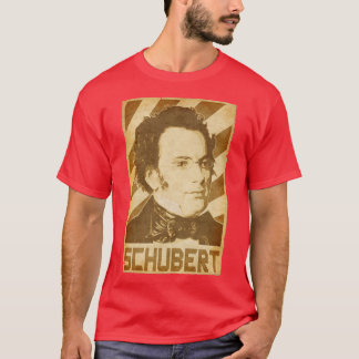 Franz Schubert Retro Propaganda T-shirt