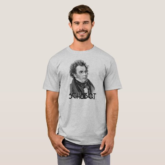 Franz Schubert T-shirt (Voorkant volledig)