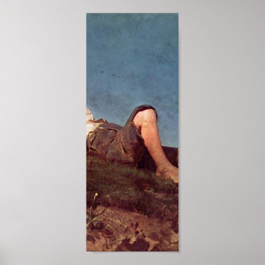 Franz von Lenbach - Een herder jongen Poster (Voorkant)