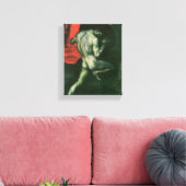 Franz von Stuck - Sisyphus Canvas Afdruk (Insitu (Woonkamer))