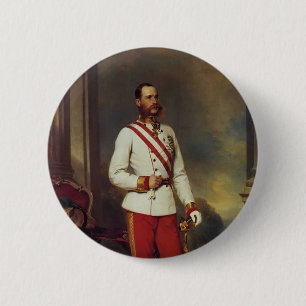 Franz Winterhalter-Austrian Emperor & Maria Teresa Ronde Button 5,7 Cm