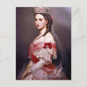 Franz Winterhalter-Portrait van Charlotte, België Briefkaart