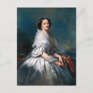 Franz Winterhalter- Portret van Eliza Franciszka Briefkaart