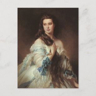 Franz Xaver Winterhalter-Portret van Madame Rimsky Briefkaart