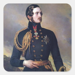 Franz Xaver Winterhalter- Prins Albert Vierkante Sticker