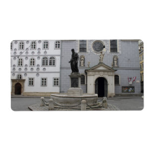 Franziskanerplatz Wenen Oostenrijk Etiket