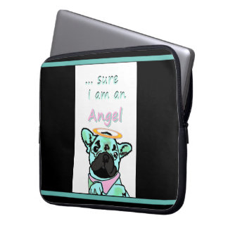 Französische Bulldogge Angel Laptop Sleeve