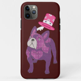 Französische Bulldogge Cartoon French Bulldog iPhone 11 Pro Max Hoesje