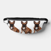 Französische Bulldogge Cartoon French Bulldog Heuptasje (Liggend)