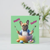 Französische Bulldogge Ei Ostern French Bulldog (Staand voorkant)