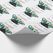 Französische Bulldogge Engel French Bulldog Cadeaupapier (Hoek)