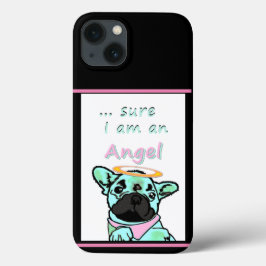 Französische Bulldogge Engel French Bulldog iPhone 13 Hoesje