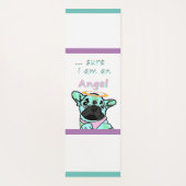 Französische Bulldogge Engel Yogamat (Achterkant)