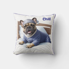 Französische Bulldogge Festival Sleep Day Bulldog Kussen