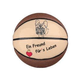 französische Bulldogge Freund French Bulldog Basketbal
