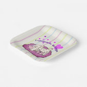 Französische Bulldogge Geburtstag French Bulldog Papieren Bordje (Gebogen)