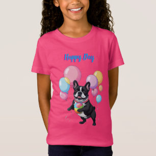Französische Bulldogge Gelukkige Dag Franse Bulldo T-shirt