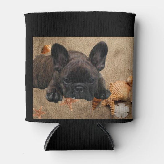 Französische Bulldogge Getränkekühler Flaschenkühl Blikjeskoeler (Voorkant)