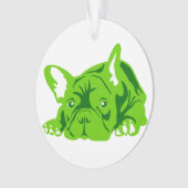 Französische Bulldogge grün (devant)