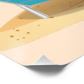 Französische Bulldogge Meer French Bulldog Urlaub Perfect Poster (Hoek)