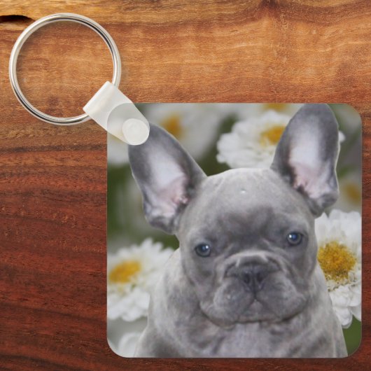 Französische Bulldogge Schlüsselanhänger Sleutelhanger (Voorkant)