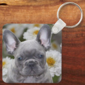 Französische Bulldogge Schlüsselanhänger Sleutelhanger (Achterkant)